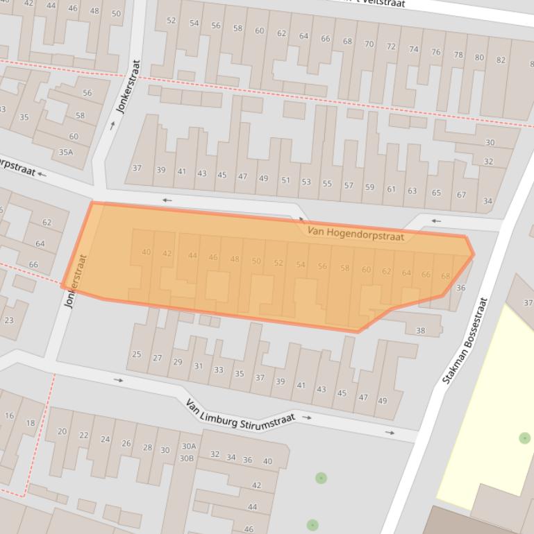 Kaart van postcodegebied 1781ST.
