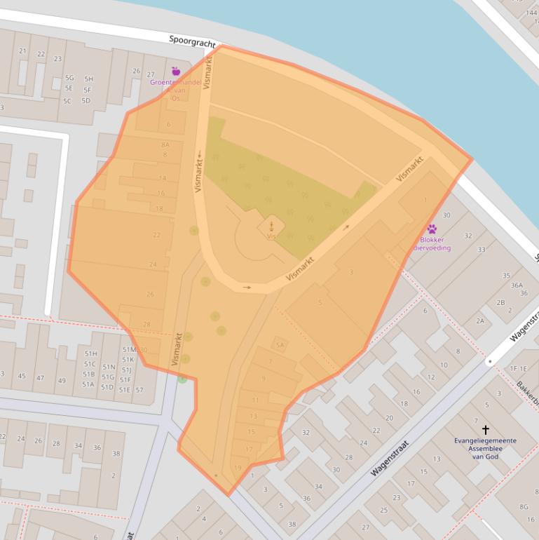 Kaart van postcodegebied 1781TA.