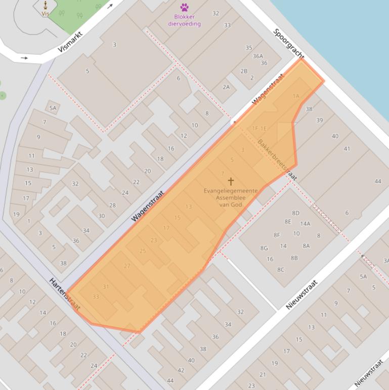 Kaart van postcodegebied 1781TC.