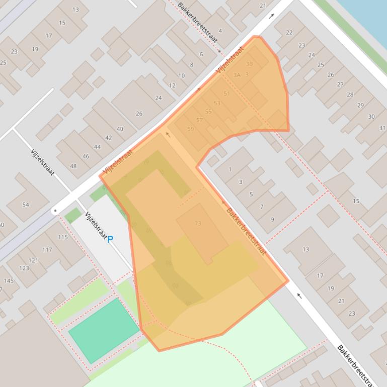 Kaart van postcodegebied 1781TP.