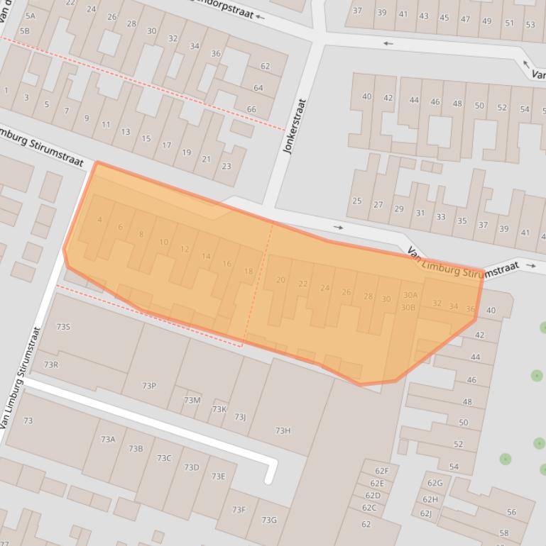 Kaart van postcodegebied 1781VB.