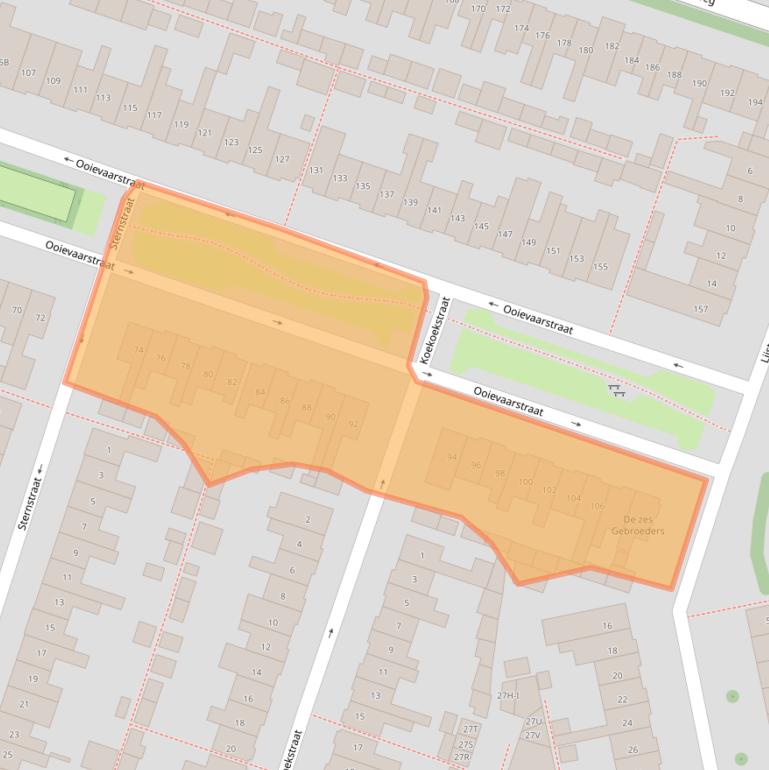 Kaart van postcodegebied 1781VS.