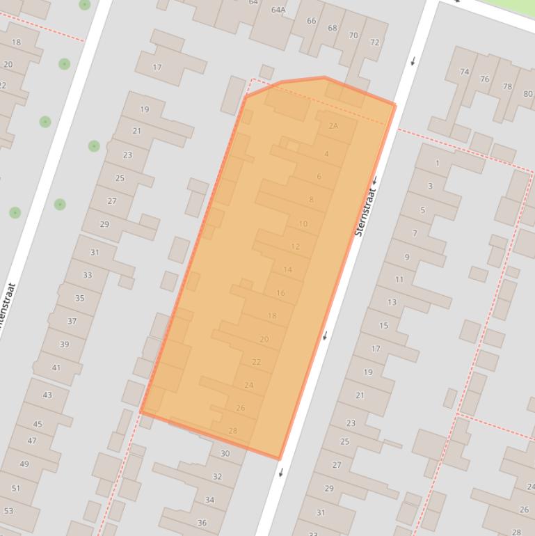 Kaart van postcodegebied 1781WJ.