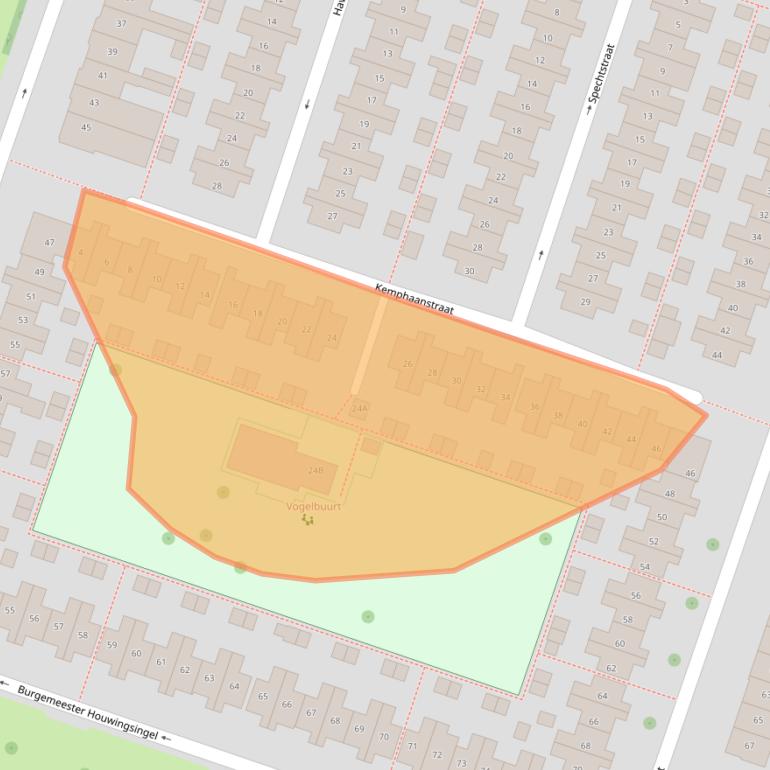 Kaart van postcodegebied 1781WS.