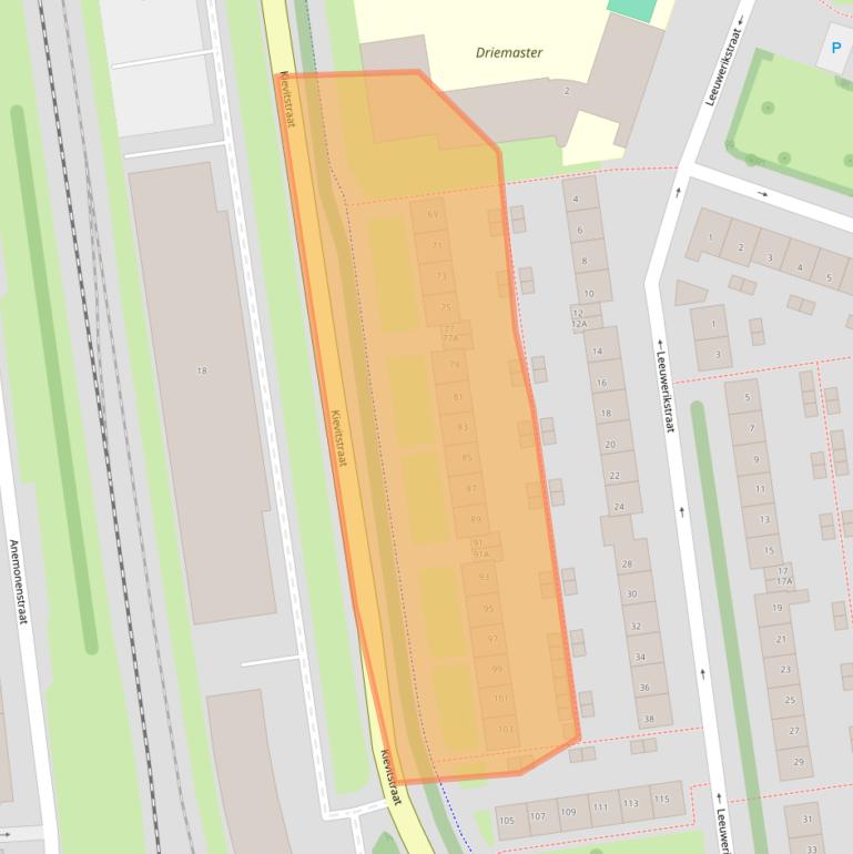 Kaart van postcodegebied 1781ZB.
