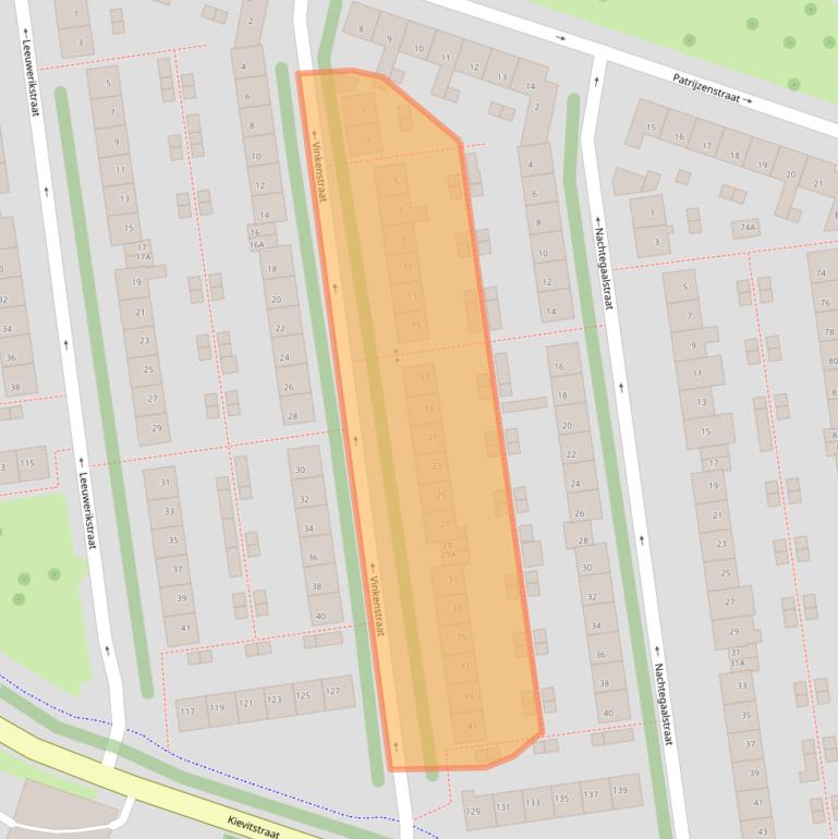 Kaart van postcodegebied 1781ZJ.
