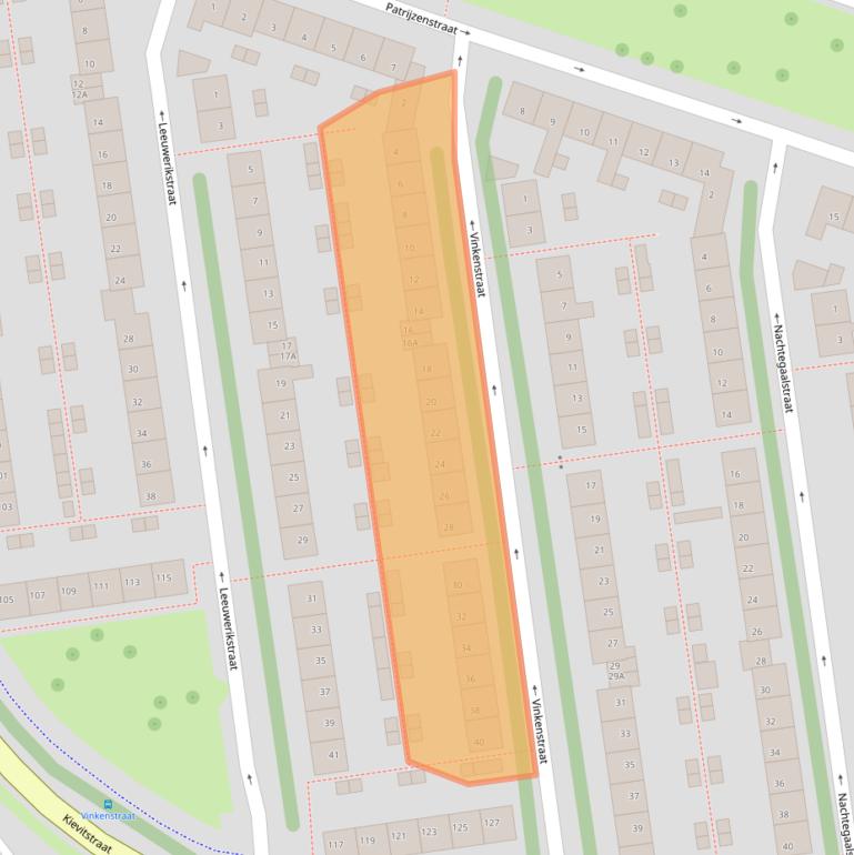 Kaart van postcodegebied 1781ZK.