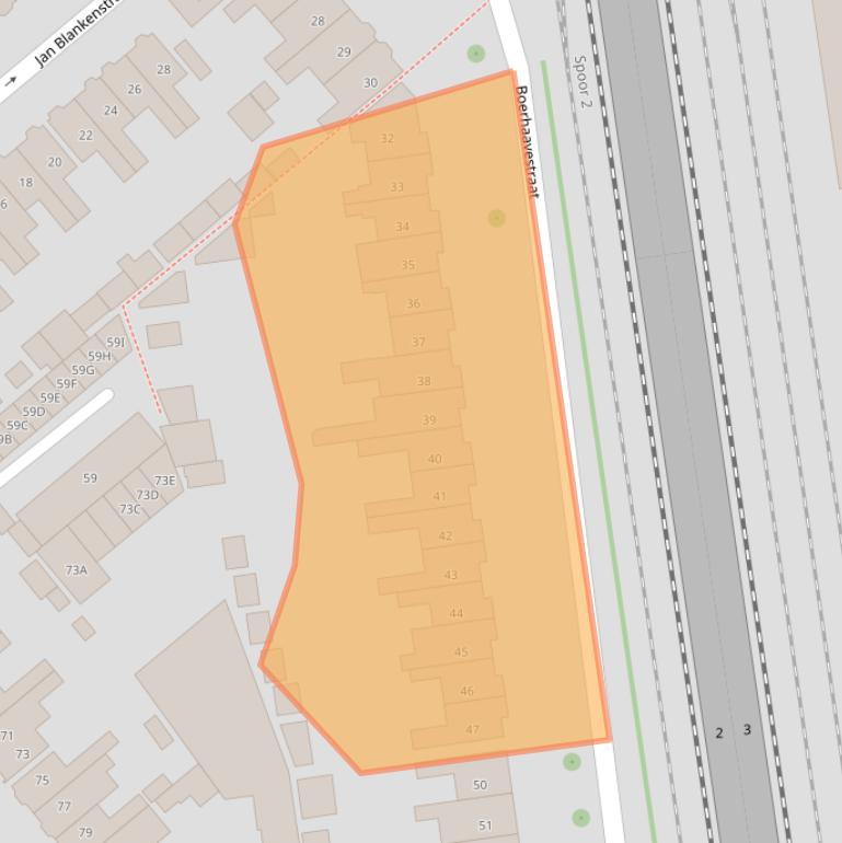 Kaart van postcodegebied 1782AB.