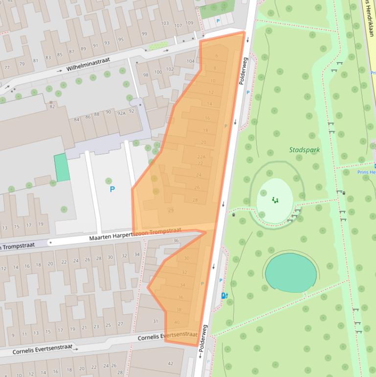 Kaart van postcodegebied 1782EA.