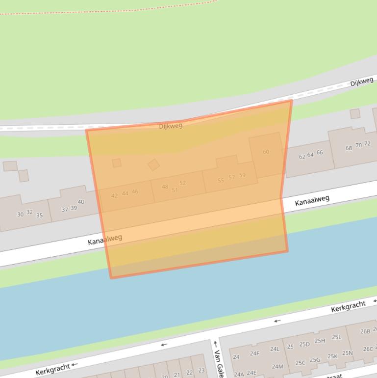Kaart van postcodegebied 1782GC.