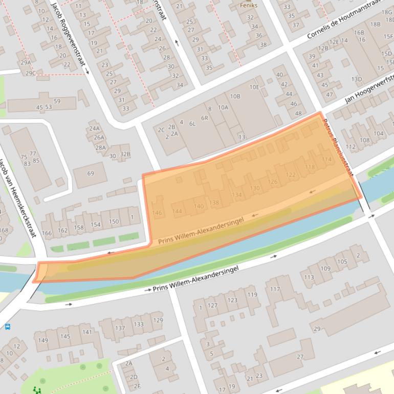 Kaart van postcodegebied 1782GW.