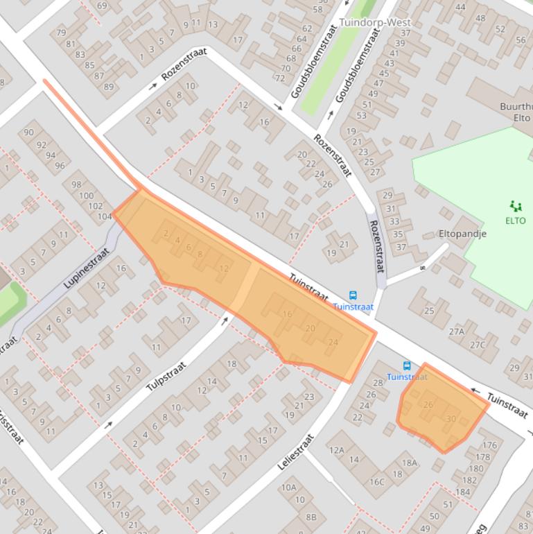 Kaart van postcodegebied 1782LL.
