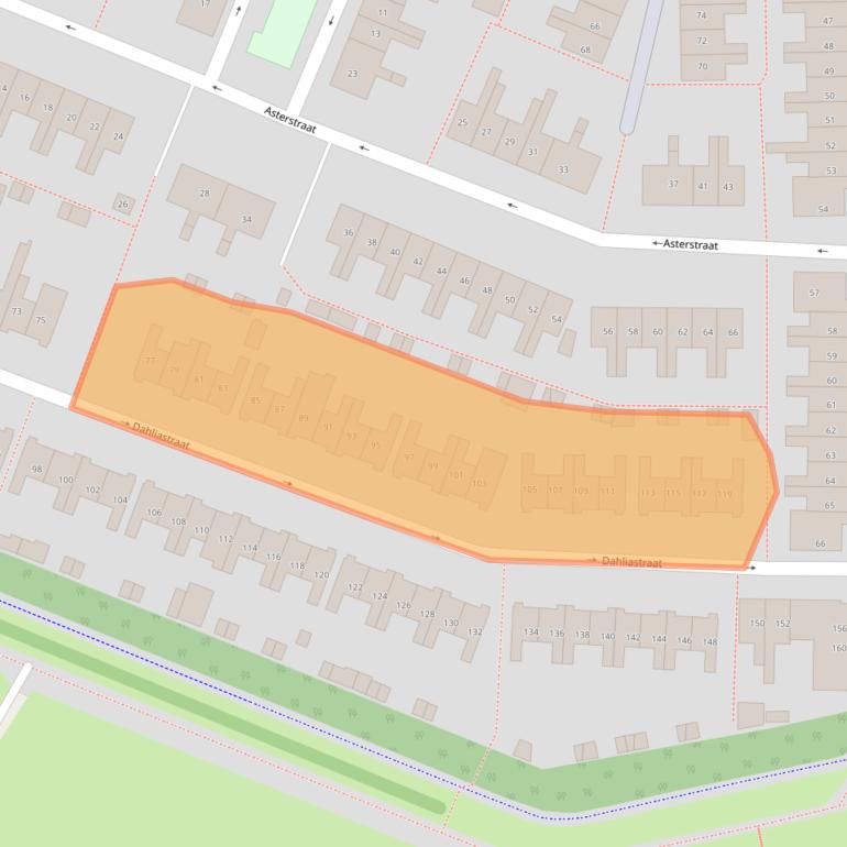 Kaart van postcodegebied 1782ME.