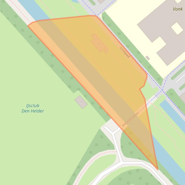 Kaart van postcodegebied 1782NT.