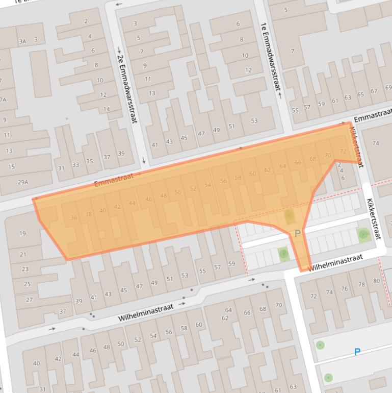 Kaart van postcodegebied 1782PE.