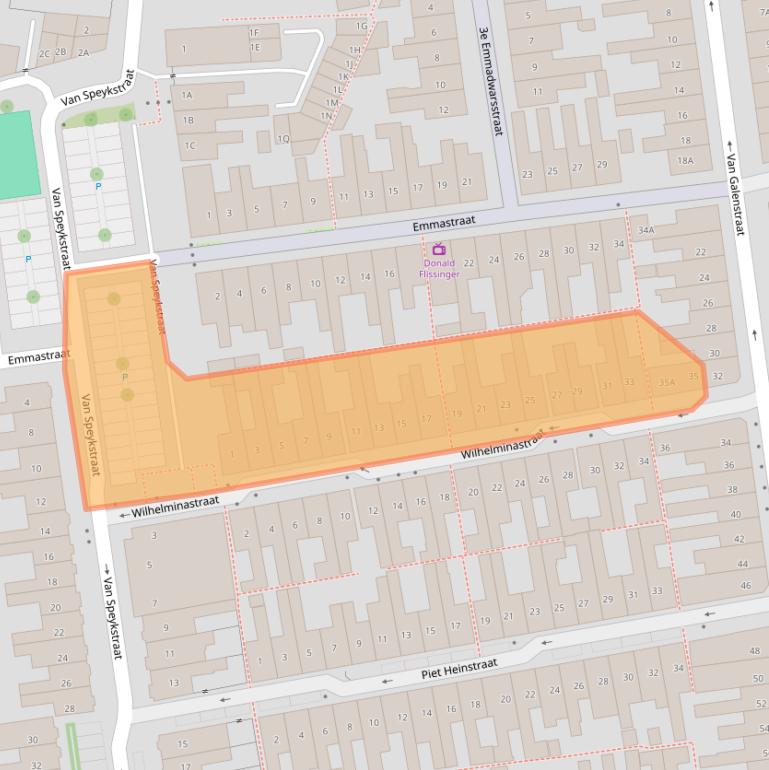 Kaart van postcodegebied 1782PM.