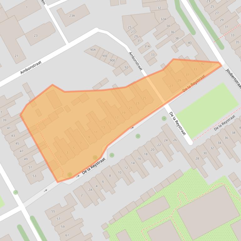 Kaart van postcodegebied 1782RR.