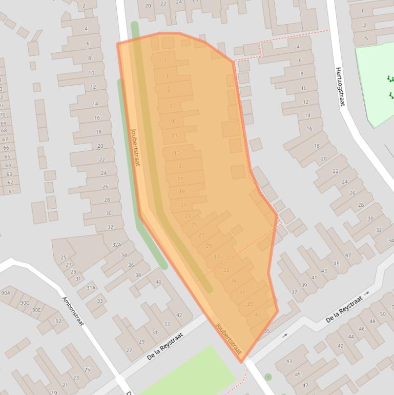 Kaart van postcodegebied 1782SB.