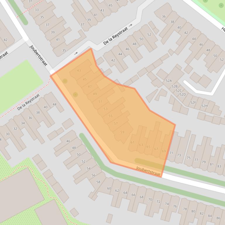 Kaart van postcodegebied 1782SC.