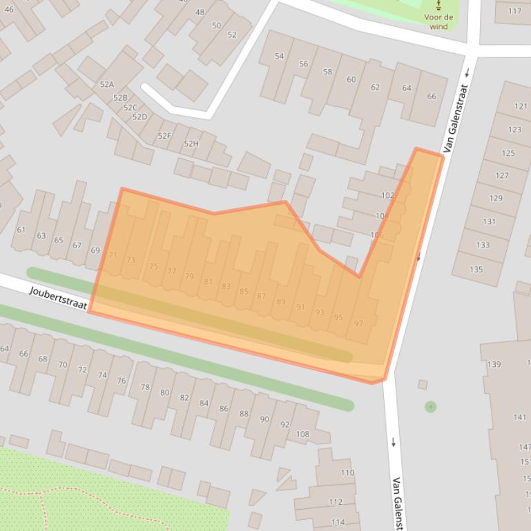 Kaart van postcodegebied 1782SE.