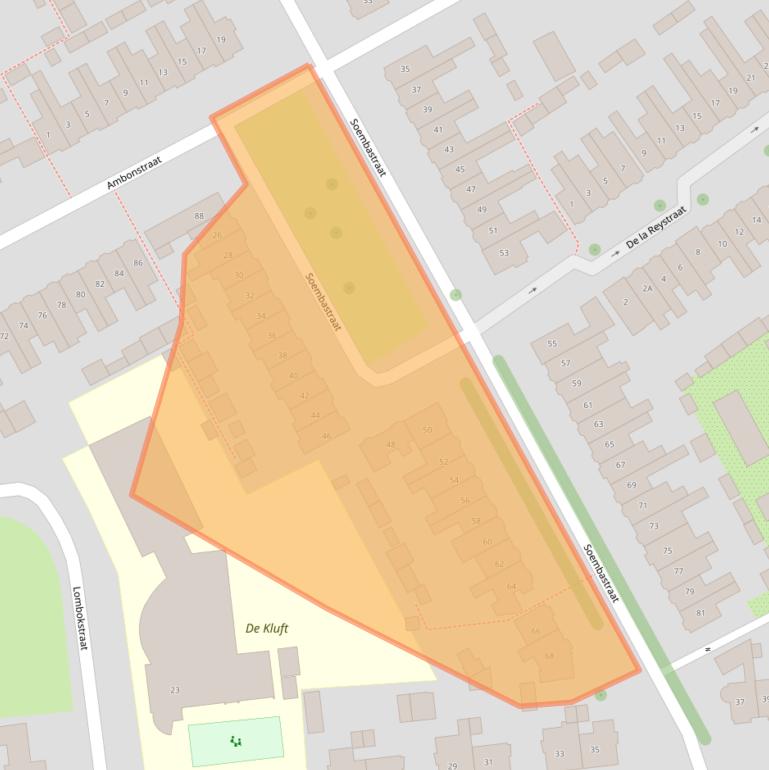 Kaart van postcodegebied 1782SP.