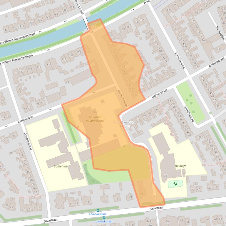 Kaart van postcodegebied 1782SR.
