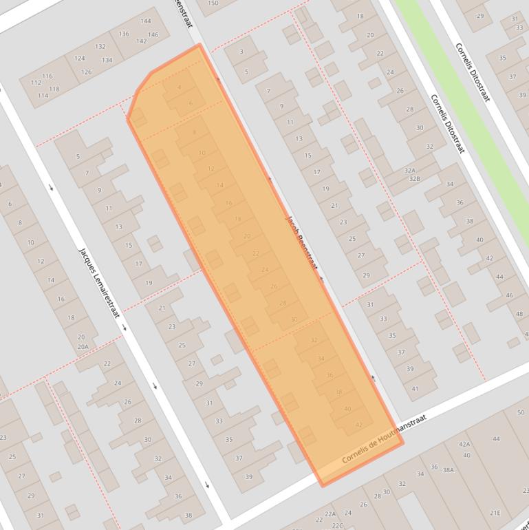 Kaart van postcodegebied 1782VD.