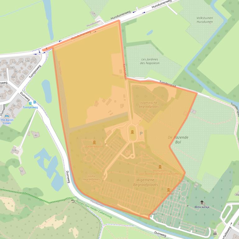 Kaart van postcodegebied 1783AV.