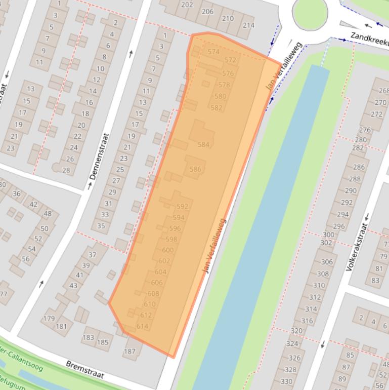 Kaart van postcodegebied 1783BV.