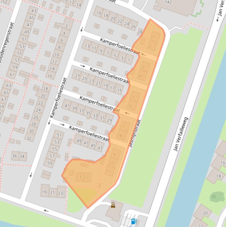 Kaart van postcodegebied 1783CD.