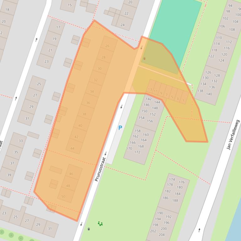 Kaart van postcodegebied 1783ED.