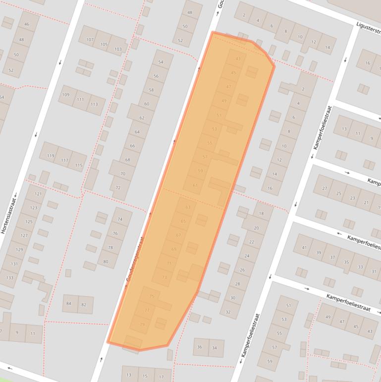 Kaart van postcodegebied 1783EL.