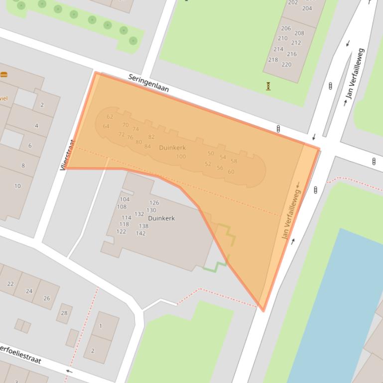 Kaart van postcodegebied 1783EV.