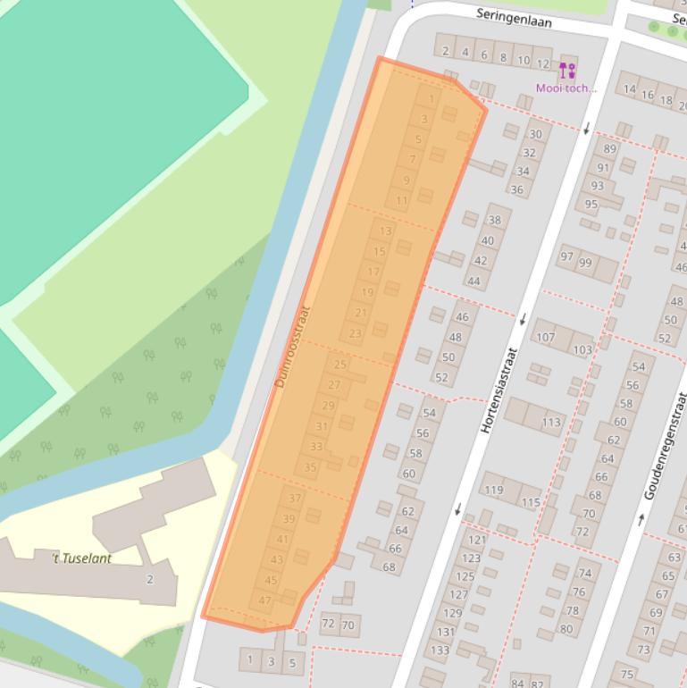 Kaart van postcodegebied 1783GA.