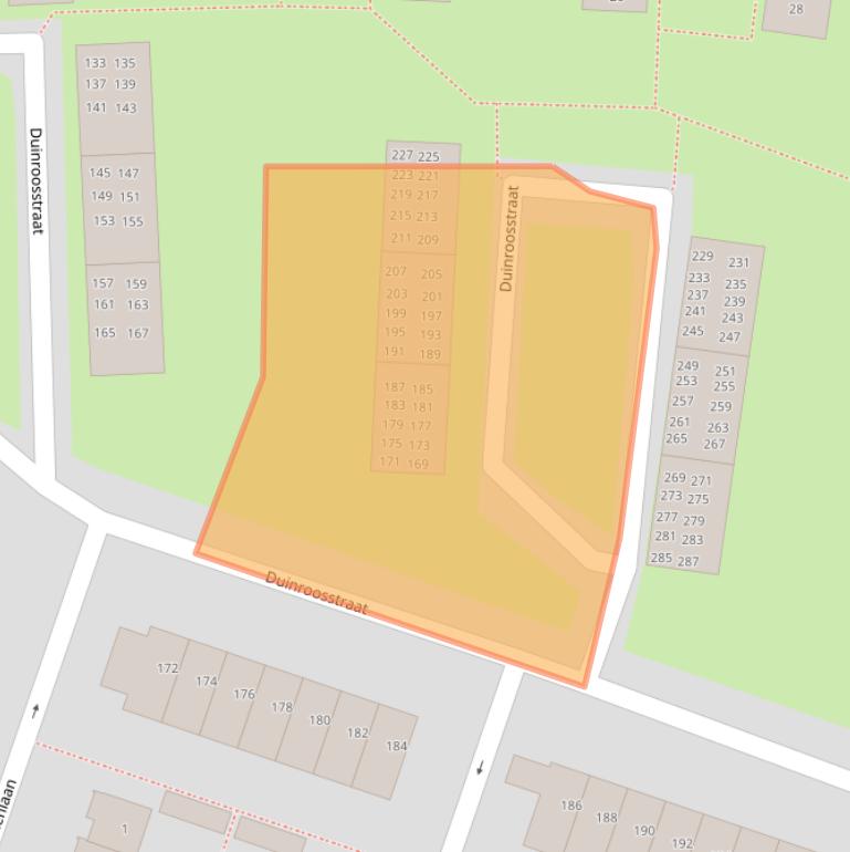 Kaart van postcodegebied 1783GE.