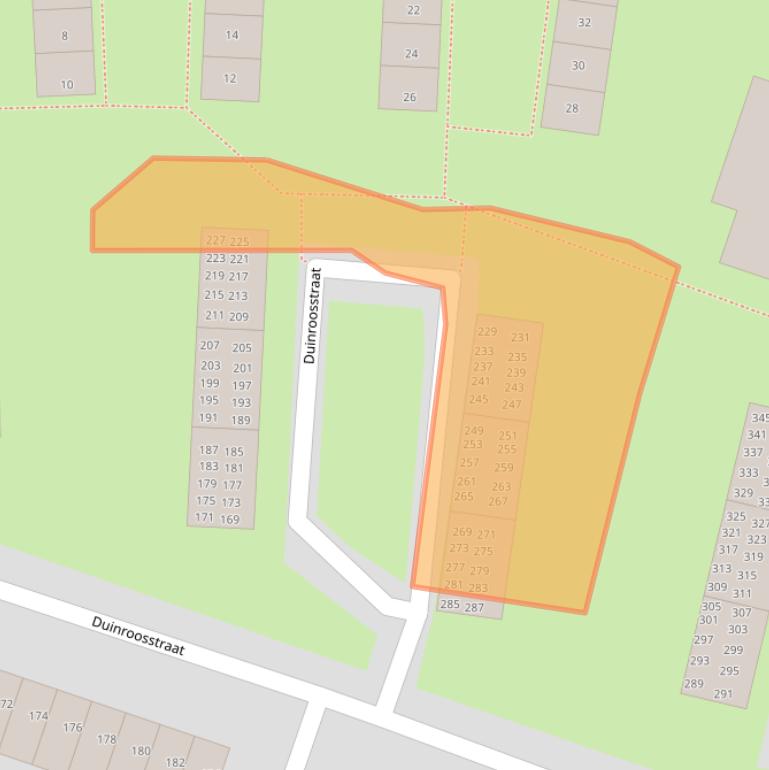 Kaart van postcodegebied 1783GG.