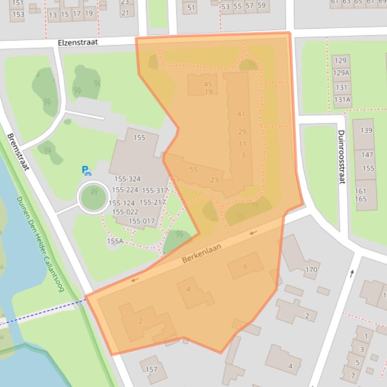 Kaart van postcodegebied 1783GR.