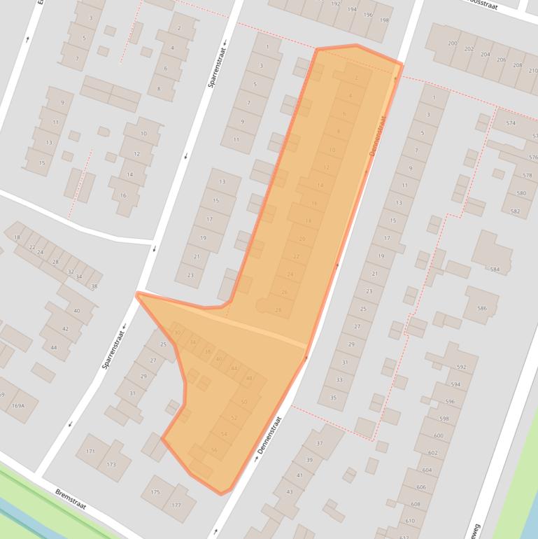 Kaart van postcodegebied 1783GX.