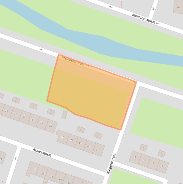 Kaart van postcodegebied 1783HD.