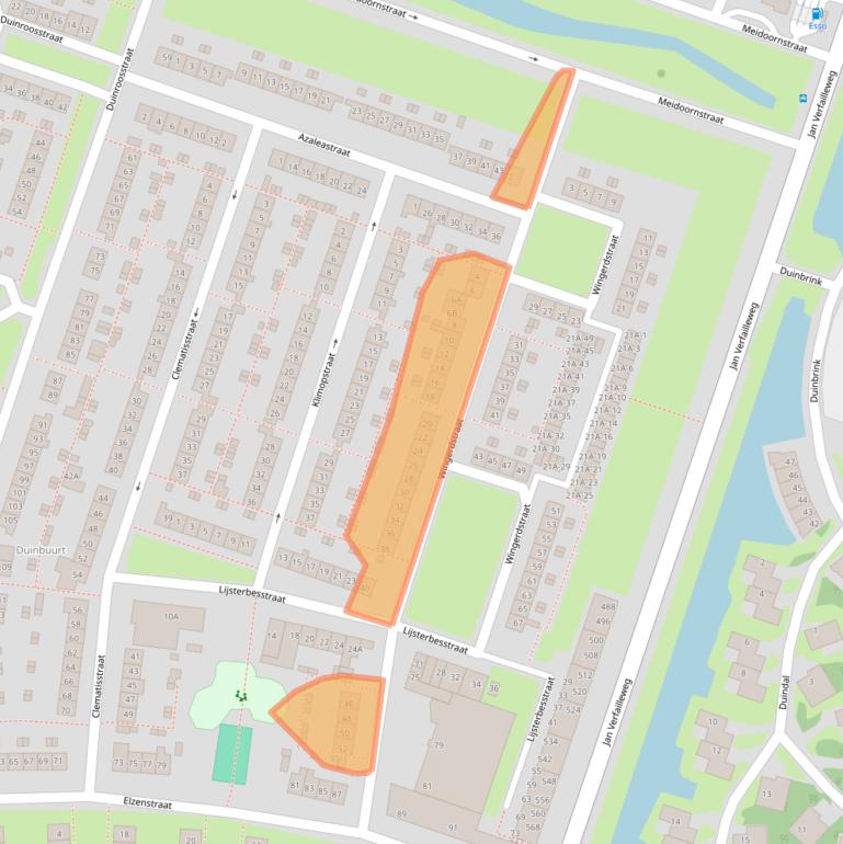 Kaart van postcodegebied 1783HL.