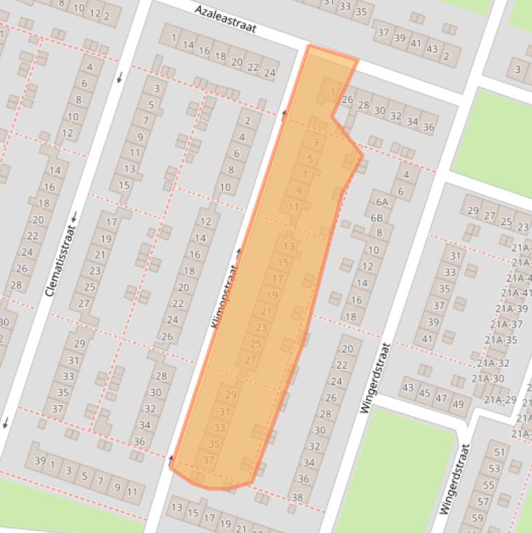 Kaart van postcodegebied 1783HM.