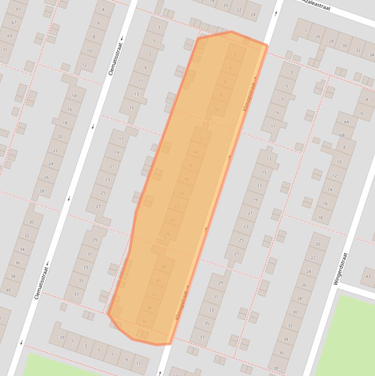 Kaart van postcodegebied 1783HN.