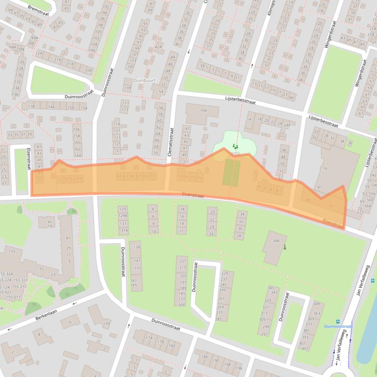 Kaart van postcodegebied 1783HW.