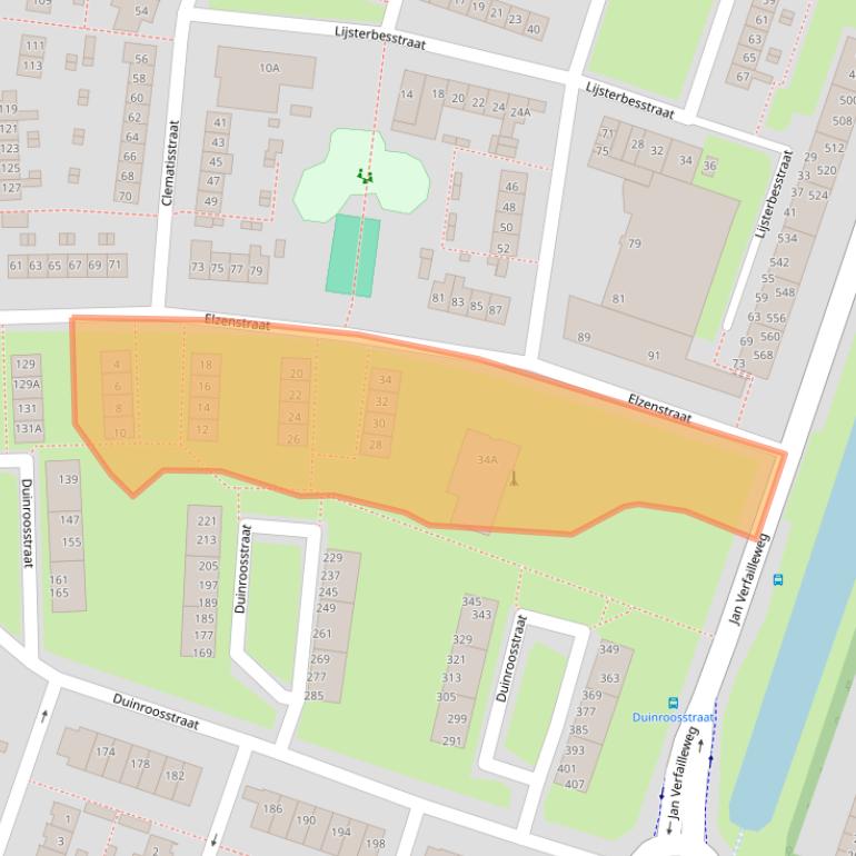 Kaart van postcodegebied 1783HX.