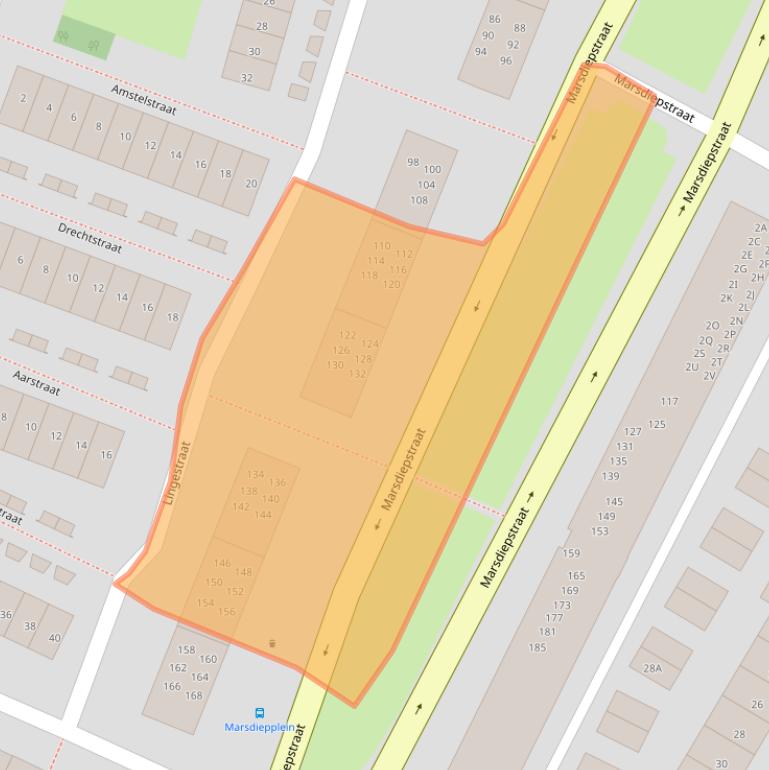 Kaart van postcodegebied 1784AS.