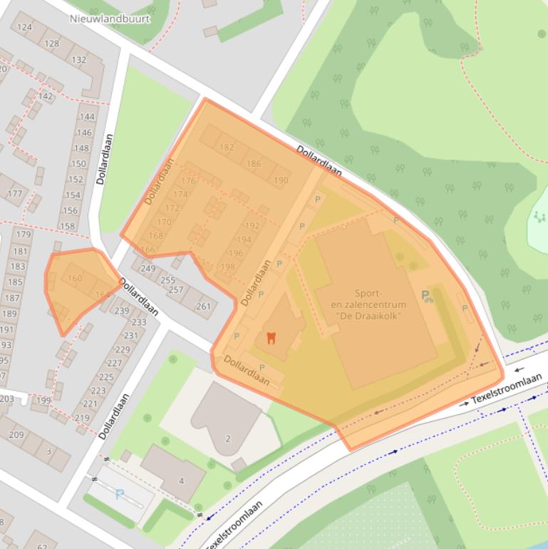 Kaart van postcodegebied 1784BJ.