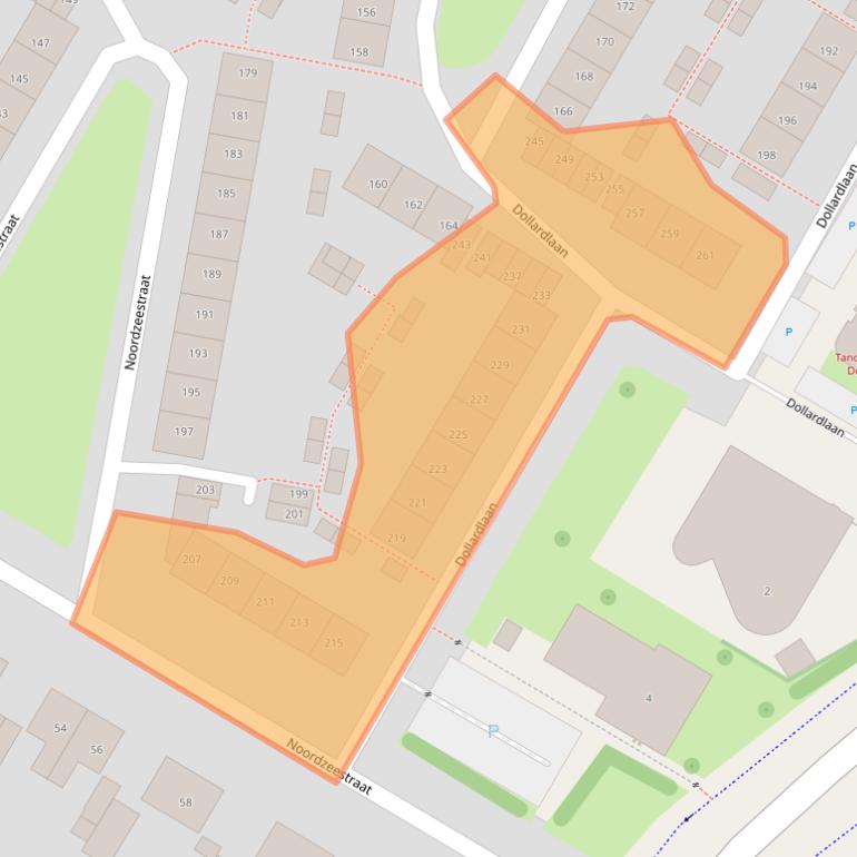 Kaart van postcodegebied 1784BP.