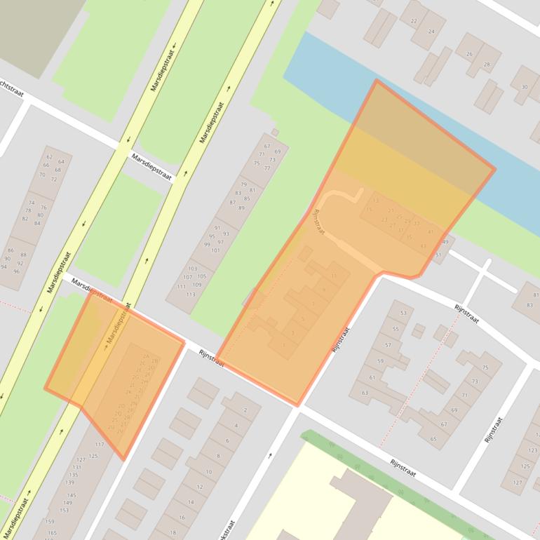Kaart van postcodegebied 1784BT.