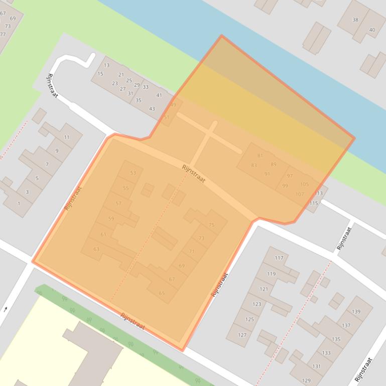 Kaart van postcodegebied 1784BV.