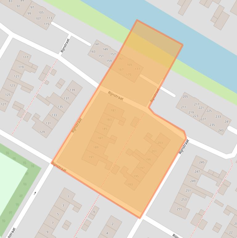 Kaart van postcodegebied 1784BX.